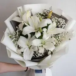 Bouquet Of White Lily & Jbsofeelia
