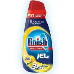 Finish Gel Washing Machine Detergent 1000 Ml - Lemon