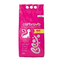 Cat Bravo Baby Powder Scented Cat Litter 10L