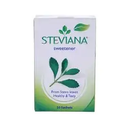 Steviana Sweetener Without Calories, 50 Envelopes Saudi