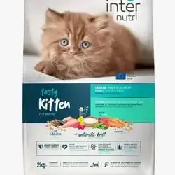 Inter Nutri & Chiken Rice & Tasty Kitten_ 2-12 Months (2 Kg)