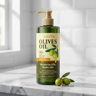 SADOER Olives Oil 98% Moisturizing Body Wash (500ml)
