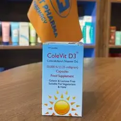 colevit d3 50,000iu gelatin & lactose free 10 capsules