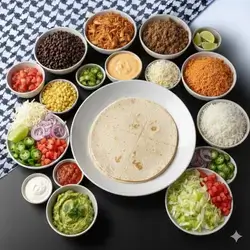 تۆرتیلا بوریتۆی خۆت دروست بکە