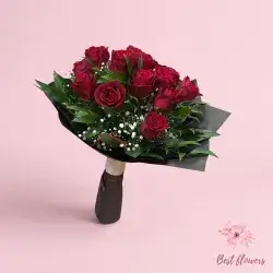 Bouquet Flowers- Red