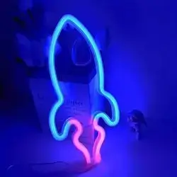 Rocket Ship LED Lamp
