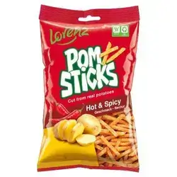 Lorenz Pom Sticks Hot & Spicy 85g