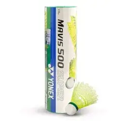Baizan 500 Durable Nylon Badminton Shuttlecocks (6-Piece Pack)