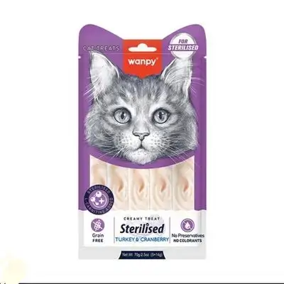 Wanpy Cream treat sterilised tuna&cranberry