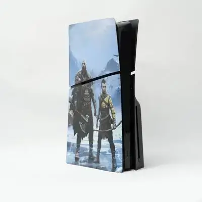 Cover Console PS5 Slim God of War Ragnarök Edition