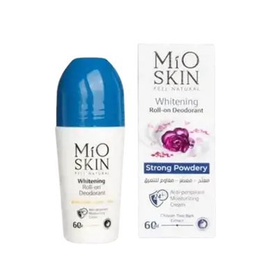 Whitening Roll On Deodorant Strong Powdery 60ml _ Mio Skin