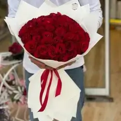 Red Roses Bouquet (50 Pieces)
