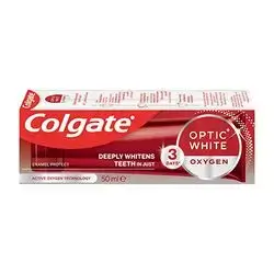 Colgate Optic White Oxygen Deeply Whitens Teeth Toothpaste 50 Ml