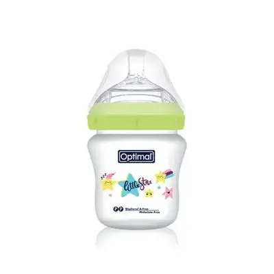 Mamilla Extra Wide Neck Double Anti-Colic Feeding Bottle 210ml (+0) - Pink