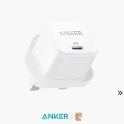 Anker Ultra Compact Portable Charger 20W Adapter - White