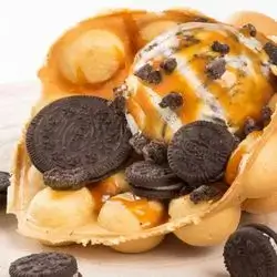 Oreo Bubble Waffle