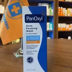 panoxyl acne foaming wash for face & body %10 benzoyl peroxide acne treatment wash 156g
