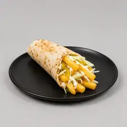 Potatoes shawrma with cheese