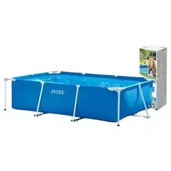 Intex Rectangular Frame Pool 2.6 M * 1.6 M * 65 Cm Age 6+