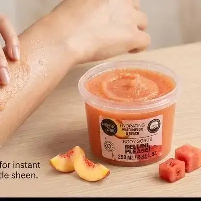 Organic Shop Hydrating Watermelon & Peach Body Scrub (Bellini, Please!)