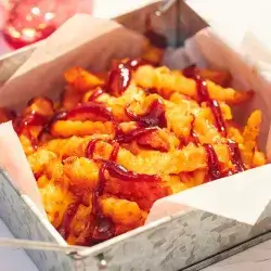Fries With BBQ