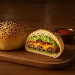 Closed Burger With Cheese