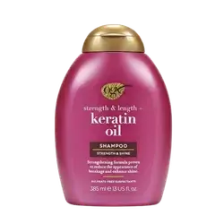 Strength & Length + Keratin Oil Shampoo Strength & Shine 385ml _ ogx