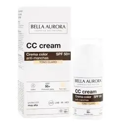 Bella Aurora CC cream light shade SPF 50+