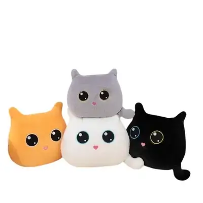 Cute Kitten-Shaped Plush Toy & Cushion - 40CM, Random Color