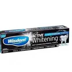 Wisdom Active Whitening Activated Charcoal