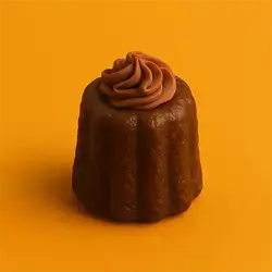 Chocolate Stuffed Canelé