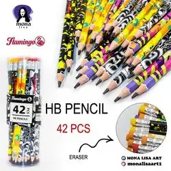 HB Pencil-flamingo
