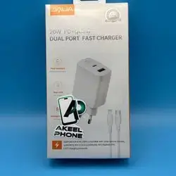 JAUA 20W Dual usb fast charger( apple )