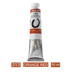 (313) (ORANGE RED) OIL COLOR-Maries 50ML