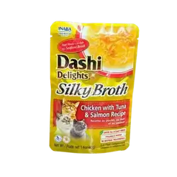 Inaba - Dashi Delights - Silky Broth Chicken with Tuna & Salmon 40g