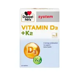 Doppelherz Vitamin D3 + K2 30 Tablets