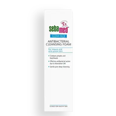 Antibacterial Cleansing Foam for Impure And Acne-Prone Skin 150ml _ Sebamed