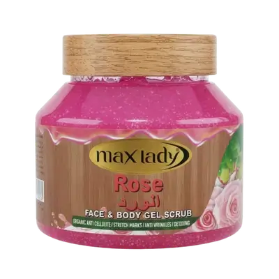 Max Lady Rose Face & Body Gel Scrub 300ml _ ISABELLA