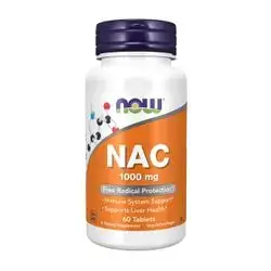 NAC 1000mg NOW 60 Tablets