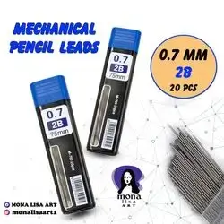 Mechanical Pencil Leads 0.7mm 2B 20pcs