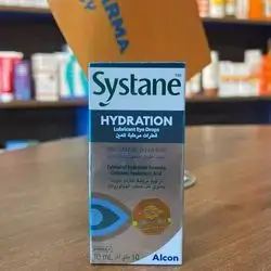 systane hydration lubricant eye drops long -lasting dry eye relief extended hydration formula contains hyaluronic acid 10ml 