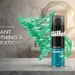 Gillette Shave Gel (Sensitive - Original Scent)