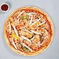 Chicken And Vegetable Pizza