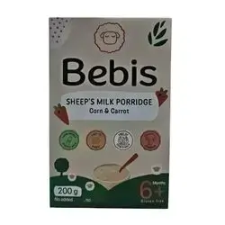 Corn porridge with sheep's milk and carrot, 200 g//عصيدة الذرة مع حليب الأغنام والجزر، 200 غرام
