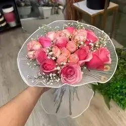 Baby Rose and Rose Pink Bouquet