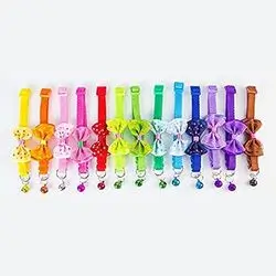 Colorful Bow Cat Collars