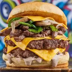 Graffiti Overload Angus Beef Burger