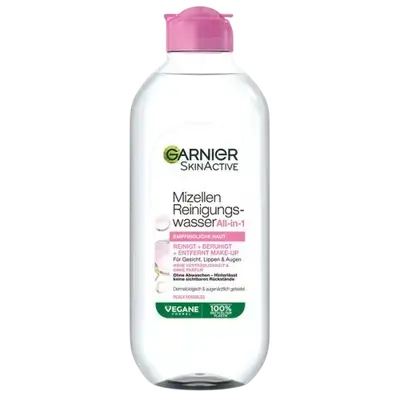 Skin Active Micellar Solution All-In-One Dry & Sensitive Skin 400ml _ GARNIER