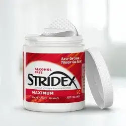 مسحات علاج حب الشباب من ستريديكس 90 قطعة/Stridex Soft Touch Pads 90 pads