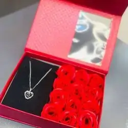 Crystal Love Necklace In Box